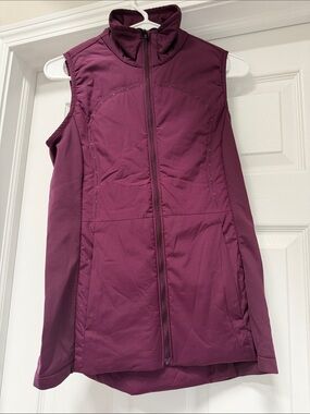 lululemon athletica Plum Sleeveless Zip Vest